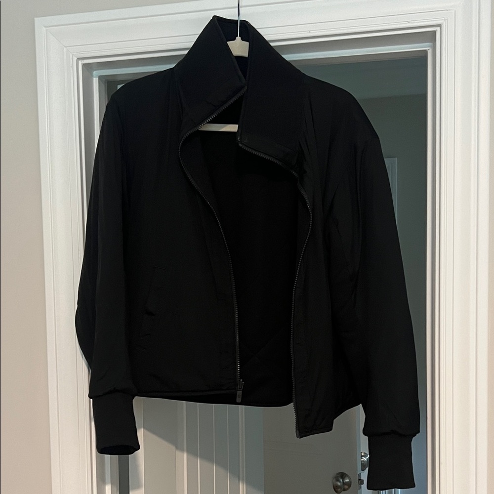 lululemon athletica Black Bomber Jacket